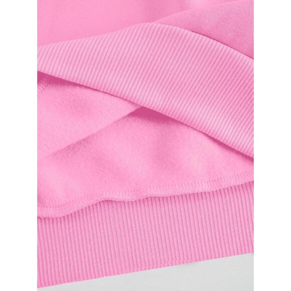 ⚡Women Pink New York 1898 Imported Graphic Crewneck Long Sleeve Sweatshirt - Picture 4 of 5